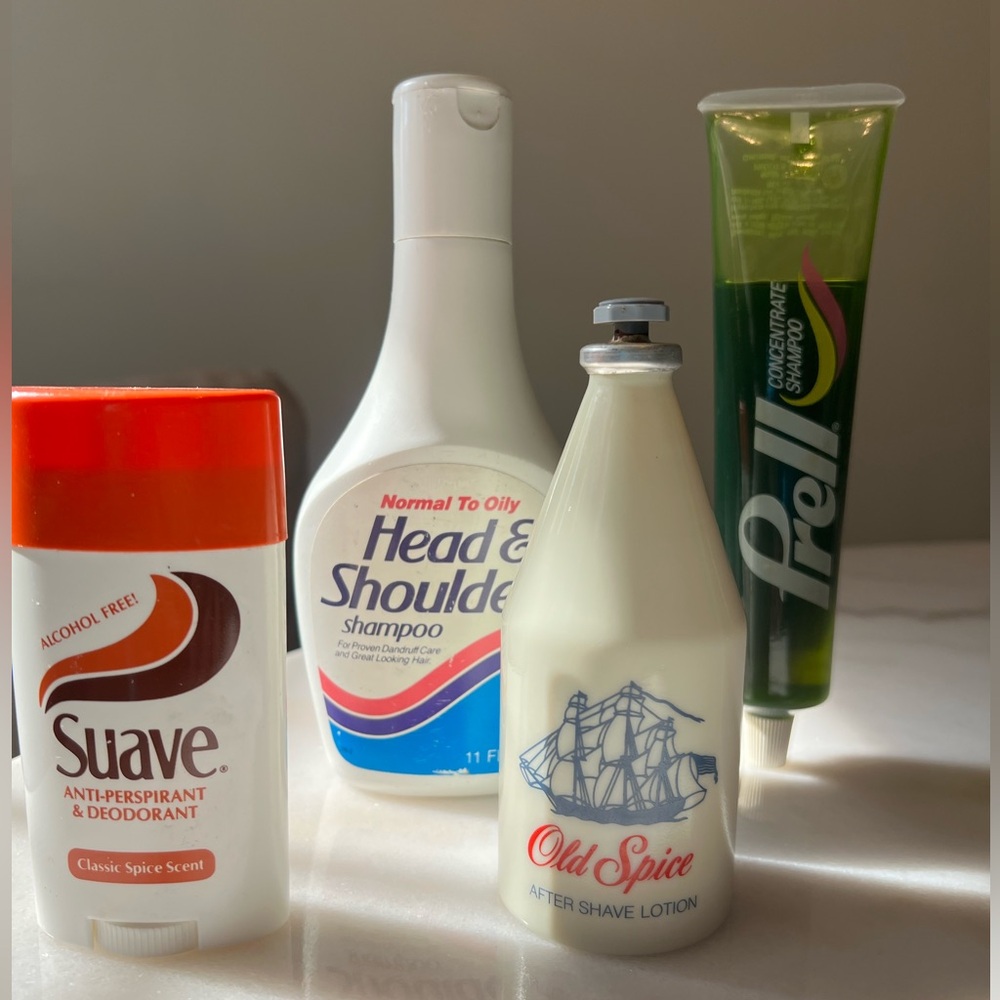 Vintage Body Care Products that are still Full!